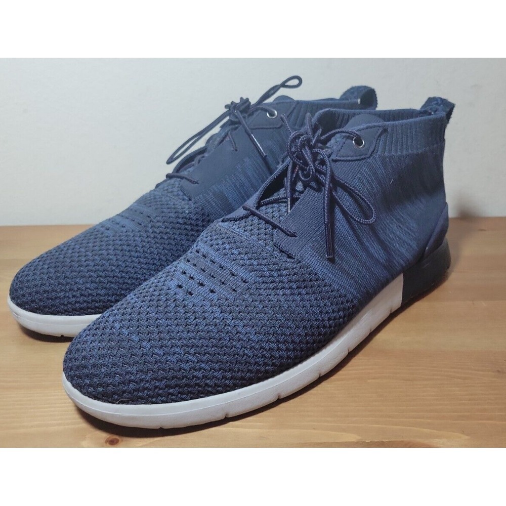UGG‎ Navy Blue High Top Sneakers Freamon Hyperweave 2.0 1102766 Men's Size 12
